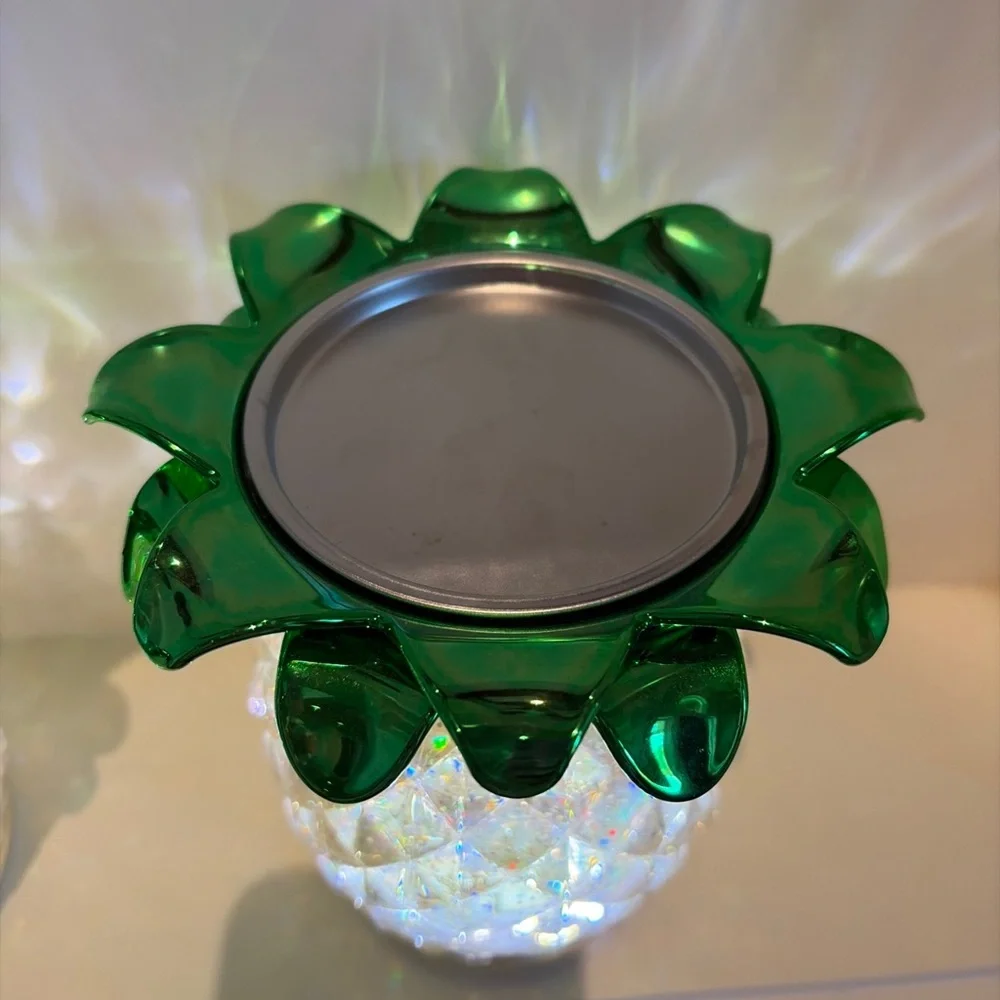 Bath & Body Works Pineapple battery operated sparkle glimmer candle holders